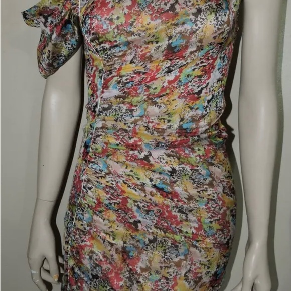 Vintage Cathy Malandrino silk dress - Picture 4 of 14